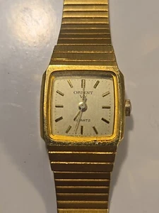 Vintage Orient VX Women’s Watch Quartz Gold Tone Ladies Wristwatch Not Working - Picture 1 of 11