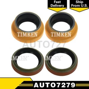 Timken Front Left Right 4PCS Axle Shaft Seal For Dodge Ram 2500 1995-2002 - Picture 1 of 12