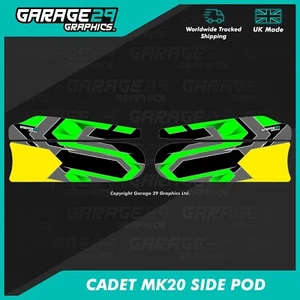 CADET KART MK20 SIDE PODS STICKER KIT - BANSHEE - COLOUR 3 - CUSTOMISABLE - Picture 1 of 3