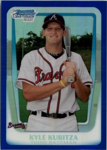 2011 Bowman Chrome Draft Prospects Blue Refractors #BDPP74 Kyle Kubitza /199