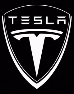 TESLA MOTOR Height 6” Decal STICKER White - Picture 1 of 2