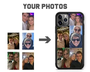 Custom Photo Collage Phone Case Personalised Image Picture for iPhone & Samsung - Picture 1 of 2