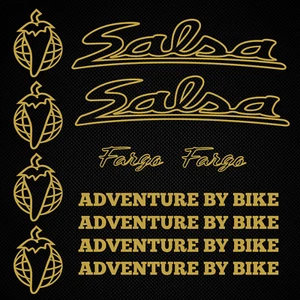 Salsa Fargo Aufkleber Fahrrad Rahmen Paprika Decals für Rennrad Gabel BMX MTB - Bild 1 von 11