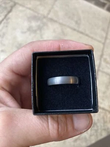 Tungsten Carbide Men’s Wedding Band Ring Domed Brushed Size 11.5 - Picture 1 of 5