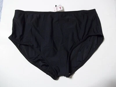 NEW STUDIO WORKS SOLID BLACK SWIMSUIT SWIM bottom 20W 20 W - Image 1 of 2