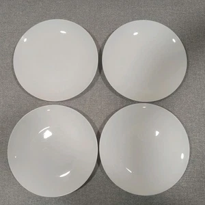Set of 4 Crate & Barrel Elements Culinary Arts Porcelain Dinner Plates 10½" EUC - Picture 1 of 6
