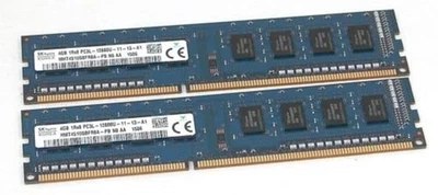 SK HYNIX HMT451U6BFR8A-PB PC3L-12800U 1RX8 2 desktop memory - Image 1 of 3