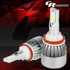 2 PIEZAS 6000K LED BLANCO H8 EFICIENTE DE CALLE BOMBILLA + VENTILADOR DE REFRIGERACIÓN - Imagen 1 de 7