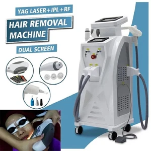 3 IN 1 OPT SHR IPL RF Tattoo & Haarentfernung ND YAG Laser Hautverjüngung Maschine - Bild 1 von 16