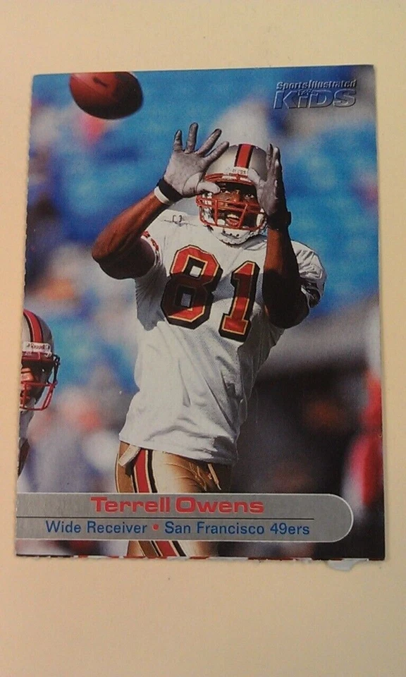 Terrell Owens SF 49ers #201 WR NFL Sports Illustrated for Kids SI For Kids - Image 1 of 1
