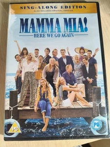 Mamma Mia! Here We Go Again (DVD, 2018) Sing-Along Edition – Brand New Sealed - Picture 1 of 4