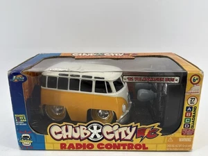 Jada Chub City RC '62 VW Bus Yellow White - Picture 1 of 7