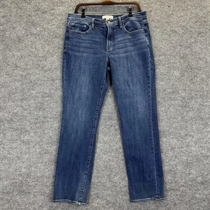 Lucky Brand Jeans Womens 12/31 R Blue Sweet Mid Rise Straight Stretch Denim - Picture 1 of 14