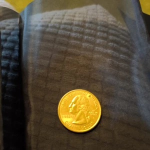 2005 - D - 24K Gold Plated - Washington Quarter - Kansas - Picture 1 of 2