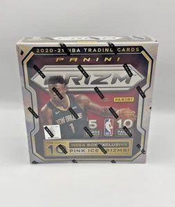 Mega caja de baloncesto de la NBA Panini Prizm 2020-21 Pink Ice Prizms - Imagen 1 de 5