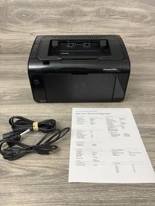 HP LaserJet Pro P1102w Standard B&W Printer FULLY TESTED 648 Pages With Toner - Picture 1 of 10