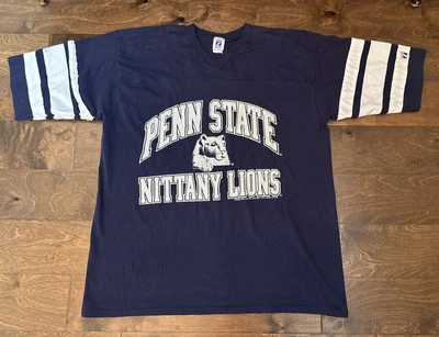 Penn State Shirt Logo 7 Nittany Lions Jersey Mens XL Made In USA 90s - Image 1 of 4