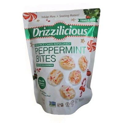 Drizzilicious Peppermint Bites 8oz Mini Rice Cakes 2025 - Image 1 of 2