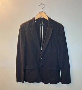 Rag and Bone Men’s Store Exclusive Black Cotton Blazer Size 36 - Picture 1 of 14