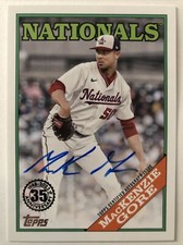 MacKenzie Gore 2023 Topps 88 Tribute On Card Autograph #88BA-MG
