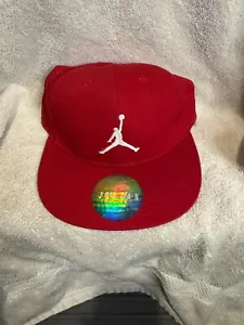 Air Jordan Boys Red Youth Ball Cap Hat (never worn) adjustable (youth 4-7) - Picture 1 of 4