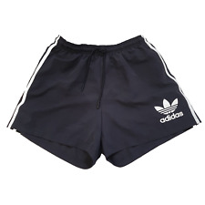 Adidas Sports Shorts Black Drawstring With Pockets Mens UK M W32 I3