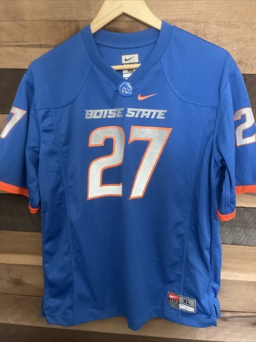 Nike Youth XL Boise State University Jersey #27 Blue BSU Jersey Cover