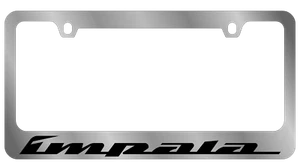 For Chevrolet Impala Chrome License Plate Frame - Picture 1 of 2