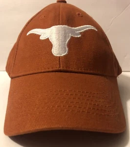 Texas Longhorn Orange Adjustable Strap Baseball Cap Hat - Picture 1 of 5