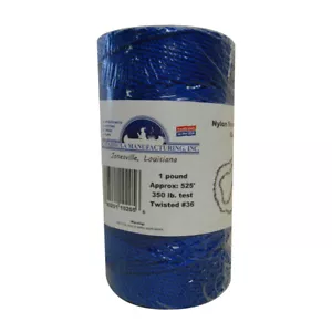 Rosary Twine, Twisted Nylon. Size #36, Blue, 1 lb 1-pack - Picture 1 of 1