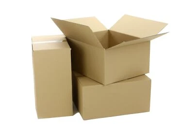 WEPACK FALTKARTONS VERSANDSCHACHTEL VERPACKUNGEN BOXEN Einwellig 350x250x150mm 50Stck