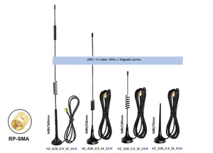 UHF (868 ~ 960MHz) Antena 3/4/5/6 dBi 1m (kabel zasilający) / RP-SMA / Sucker np. LoRa / LoRaWA - Zdjęcie 1 z 11