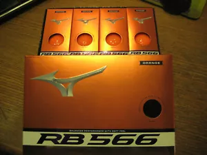 2 dozen BRAND NEW 2024 Mizuno RB 566 mens Orange golf balls - Picture 1 of 1
