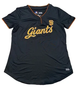 San Francisco Giants Women’s Lightweight Jersey Tee TX3 Cool Size Medium Black - Picture 1 of 3