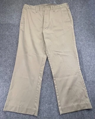 Big Mac Pants Mens 40x30 (Actual 38x29.5) Tan Beige Elastic Side Waist Workwear - Image 1 of 4