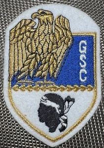 ECUSSON PATCH GSC GROUPEMENT DE SOUTIEN - CORSE CORSICA (ÉCU 82) - Picture 1 of 2