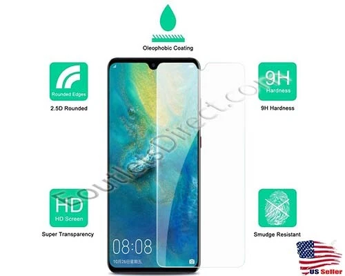 Paquete de 2 protectores de pantalla de vidrio templado 9H para visible ZTE Blade A10 Prime Foto 1 de 4