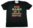 New Die Hard Is A Christmas Movie Black Funny Graphic T Shirt Xl