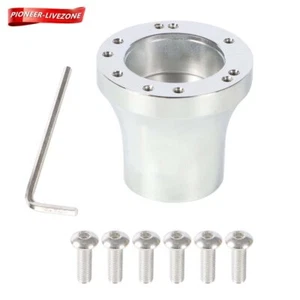 Chrome 5/6 Hole Steering Wheel Adaptor Fits For Club Car DS Golf Cart 1985-Up - Picture 1 of 6