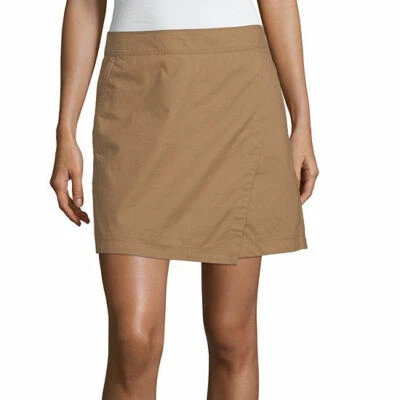Liz Claiborne Women's Twill Skort Size 4 English Brown Color NEW - Image 1 of 3