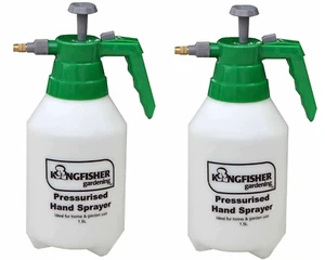 2 x 1.5L Pump Action Hand Pressure Sprayer pump Gun Garden Weed Water Plant - Picture 1 of 4