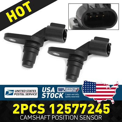 2X Sensor de posición del árbol de levas calidad OEM 12577245 para CHEVROLET HHR IMPALA MALIBU Foto 1 de 4