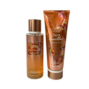 Victoria's Secret Bare Vanilla Candied Mist & Body Lotion Set - Picture 1 of 5