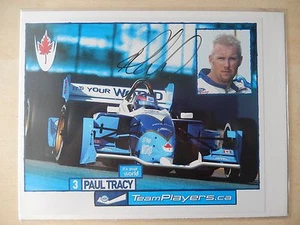 Paul Tracy Autographed 10" X 8" Photo Slick - Picture 1 of 1