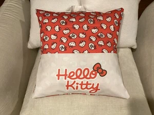 Hello Kitty Reading Pillow For Kids Handmade Pillowcase Pillow Included - Picture 1 of 4