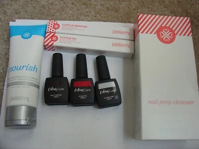 NUEVO Lote de 7 SURTIDOS Jamberry ESMALTE DE UÑAS/CREMA DE MANOS/LIMPIADOR Y ACEITE ¡BUEN REGALO! Foto 1 de 2