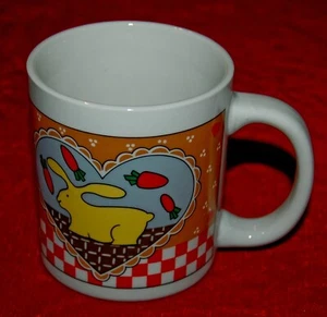 VINTAGE MUG EASTER BUNNIES Made In Japan 1980's - Picture 1 of 5