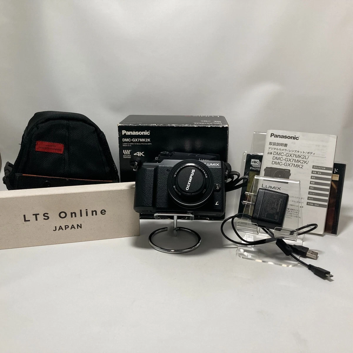Panasonic LUMIX DMC-GX7MK2 DMC-GX7MK2L Black With Box From Japan
