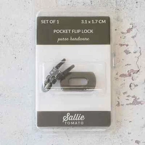 Cartera Sallie Tomate Bolsillo Cierre Abatible Herrajes - Gunmetal - Imagen 1 de 1