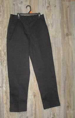 Lands End Womens Black Chino Traditional Pants NEW Size 8 Msre 27.5x27.75 Office - Image 1 of 4